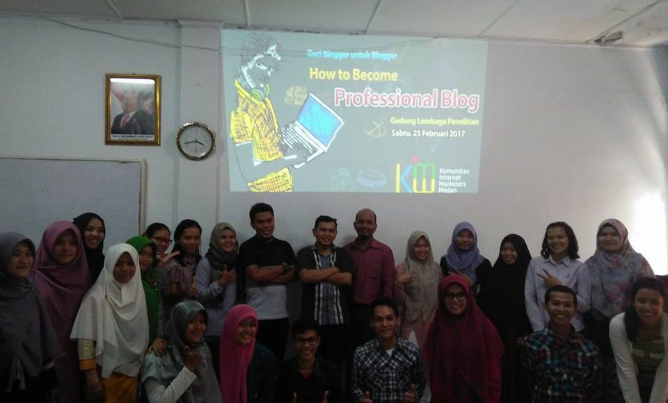 Pelatihan (Workshop) Blogger Mahasiswa UNIMED – KIMM go to Campus