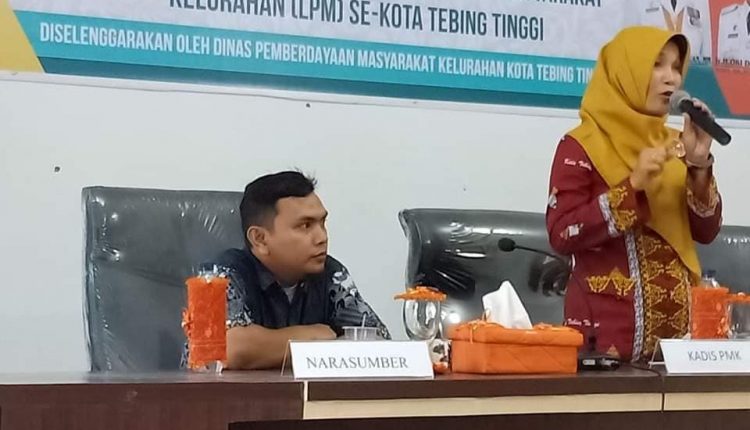 Pelatihan Pemberdayaan Masyarakat Bagi Pengurus LPM Kota Tebing Tinggi