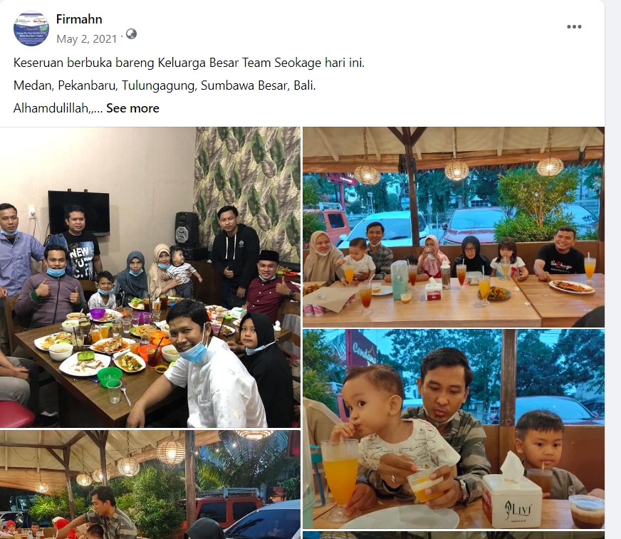 buka puasa bareng team serentak di 5 kota