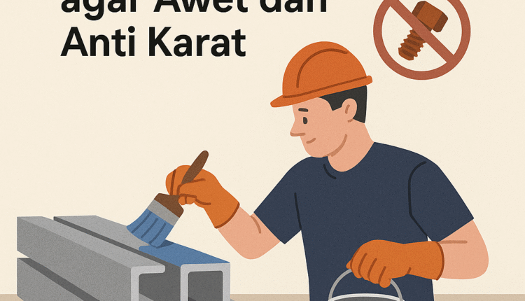 Cara Merawat dan Menyimpan Besi UNP agar Awet dan Anti Karat